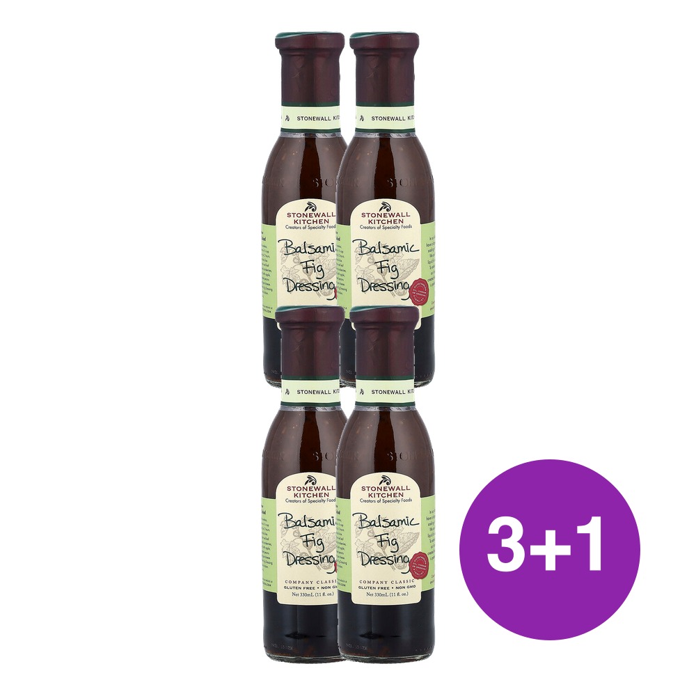 Stonewall Kitchen 발사믹 무화과 드레싱 330ml, 4개 - 상품 이미지