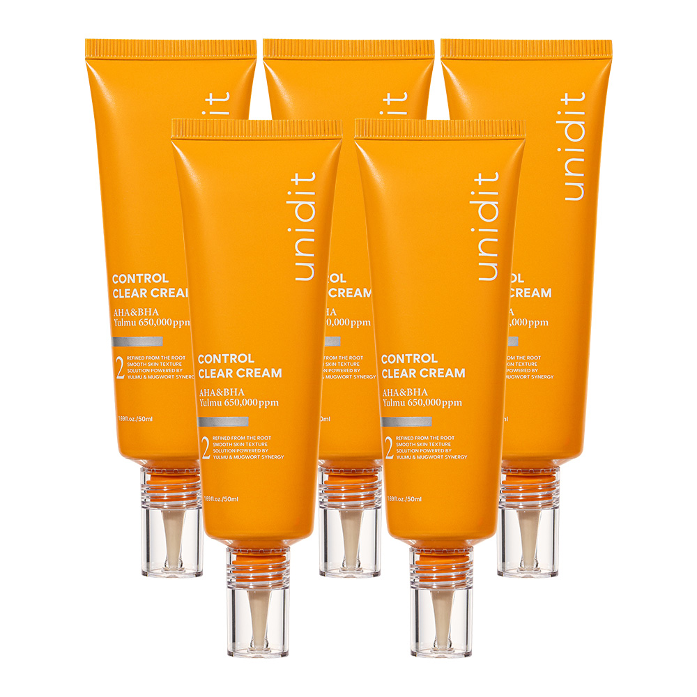 유니딧 율무 클리어 크림 나이아신아마이드 발효율무 요철 좁쌀 약국 크림 50ml, 5개 - 상품 이미지