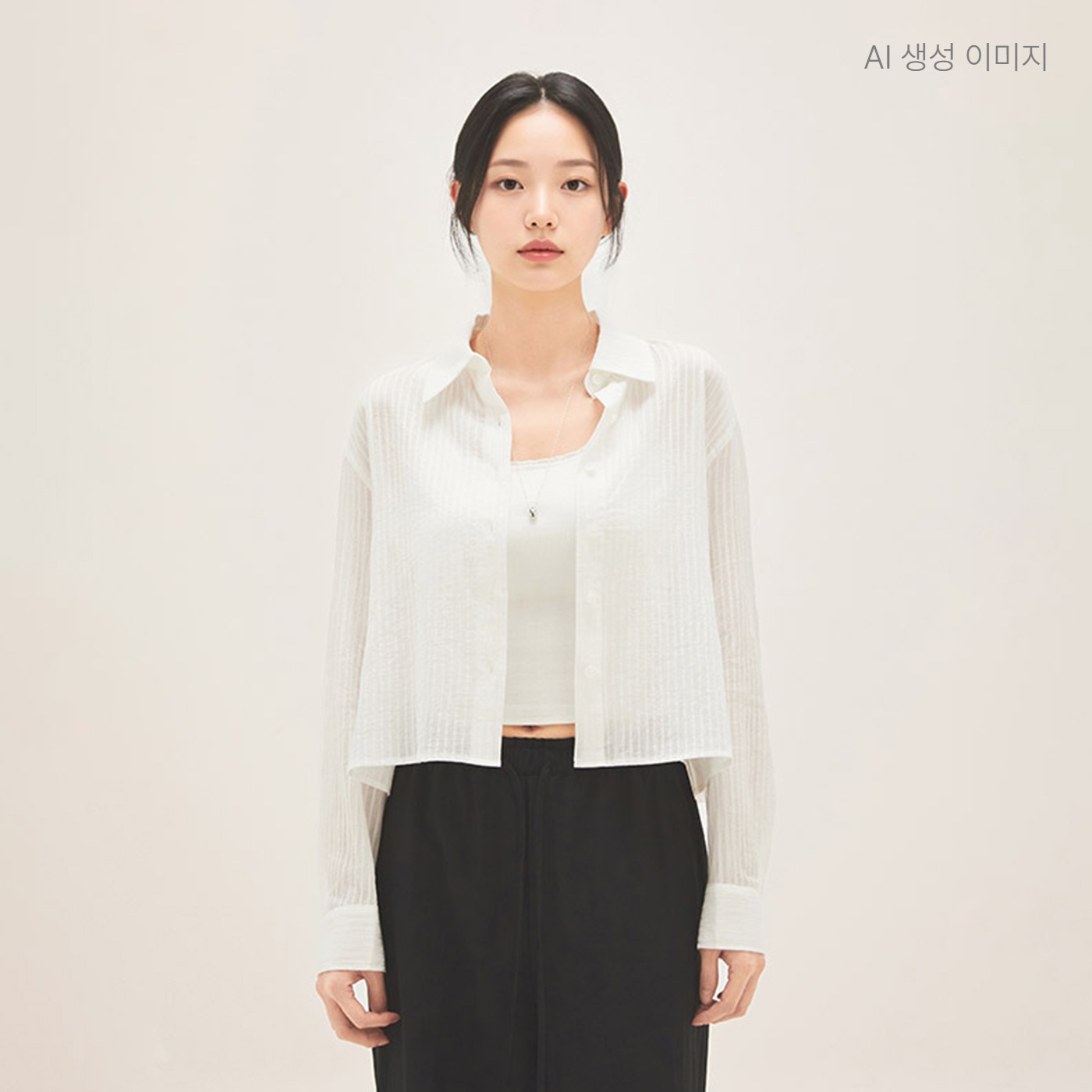 로엠 풀밴딩 와이드 팬츠 RMTWG26R11 상품 이미지