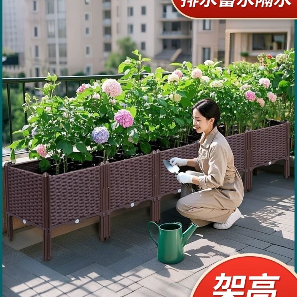 상추 베란다 옥상텃밭화분 화단 기본형 - 상세 이미지 3