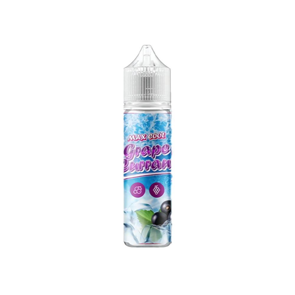 맥스쿨 액상 그레이프 커런트 폐호흡 무니코틴 60ml 발라리안 젤로 맥스 말론 아스몬 호환 - 상품 이미지
