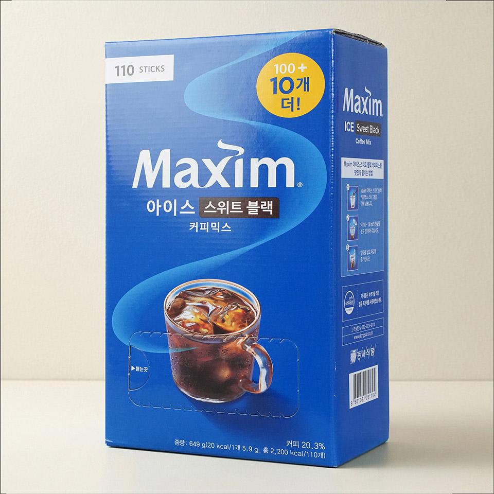 메가마트 동서 맥심 아이스블랙 커피  5.9gx100개 - 상세 이미지 2
