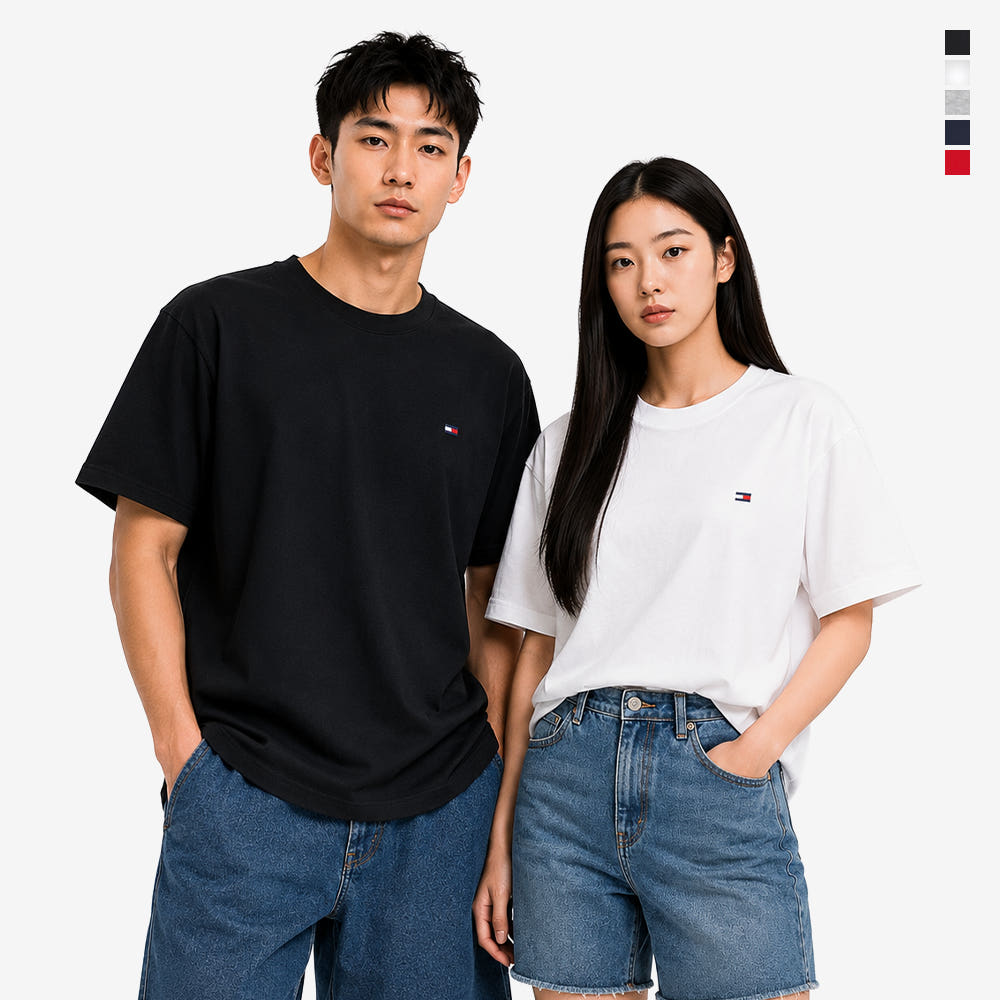 타미힐피거 로고 캐주얼 반팔티 가격 비교 올아이원트 타미힐피거 로고 캐주얼 반팔티