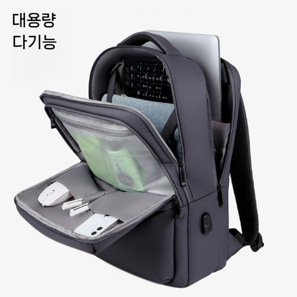 HP 하이퍼엑스 오멘 16 15 노트북 가방 대용량 수납 방수 USB 포트 백팩 - 상세 이미지 2