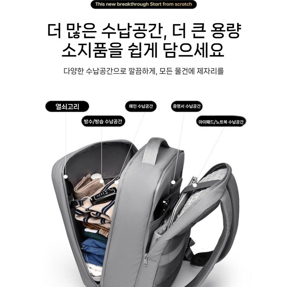 레노버 리전 Y7000P 노트북 가방 게이밍 백팩 방수 백팩 - 상세 이미지 4