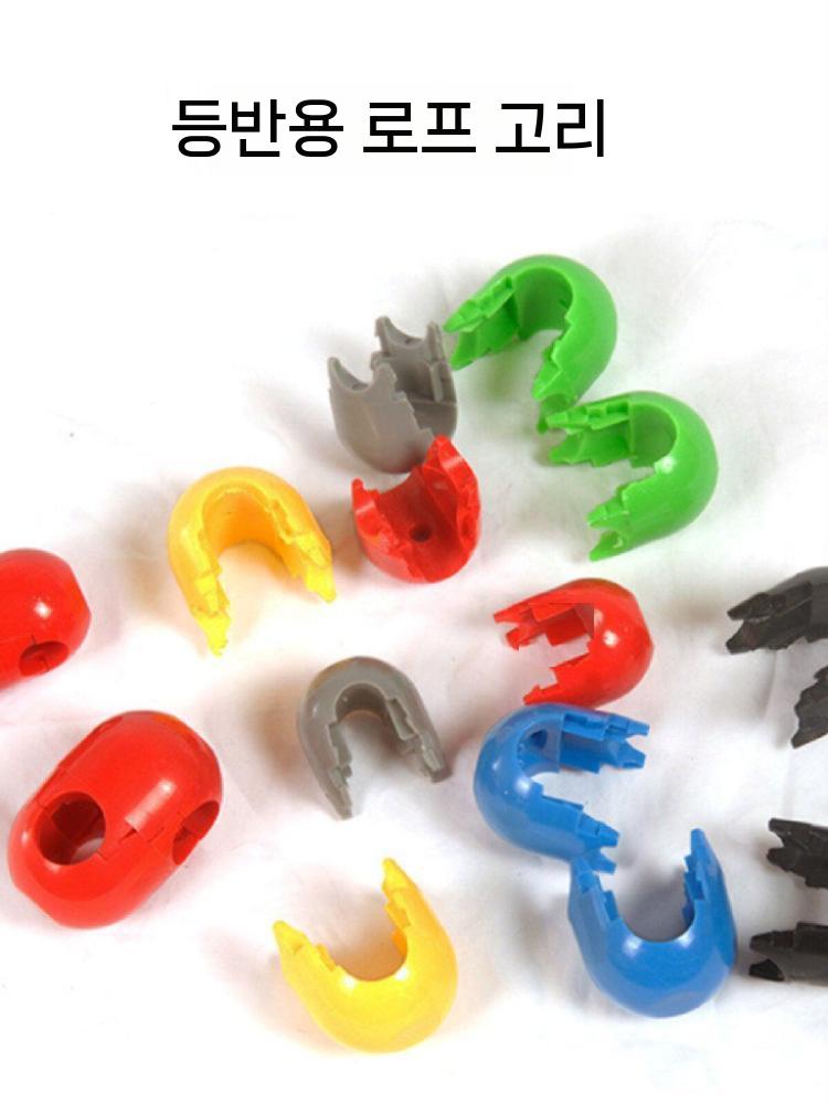 클라이밍 로프 커넥터 등산 네트 연결고리 야외 안전 고정부품 M12 버클 10개 - 상세 이미지 4