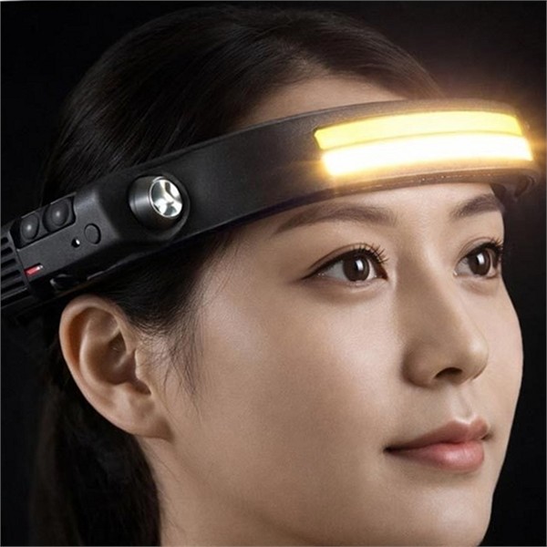 경량 led 헤드 랜턴 모션 센서 헤드 랜턴 등산 낚시 - 상품 이미지