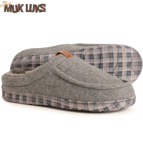 MUK LUKS 먹럭스 빅사이즈 클로그 슬리퍼 털신 슬립온 방한화 신발 ST9RPAM1 - 상품 이미지
