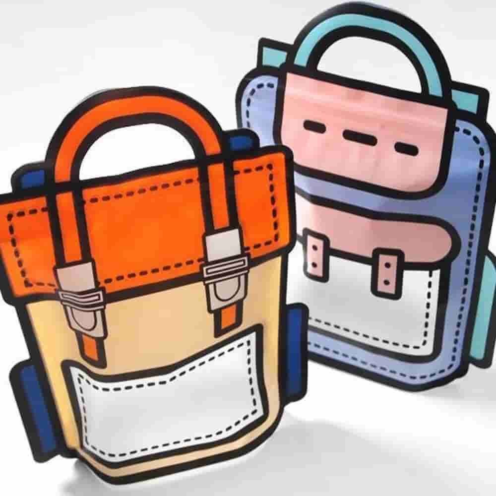 책가방 지퍼백 10개입 간식보관 고급지퍼백 약지퍼백 슬라이드지퍼백 - 상품 이미지