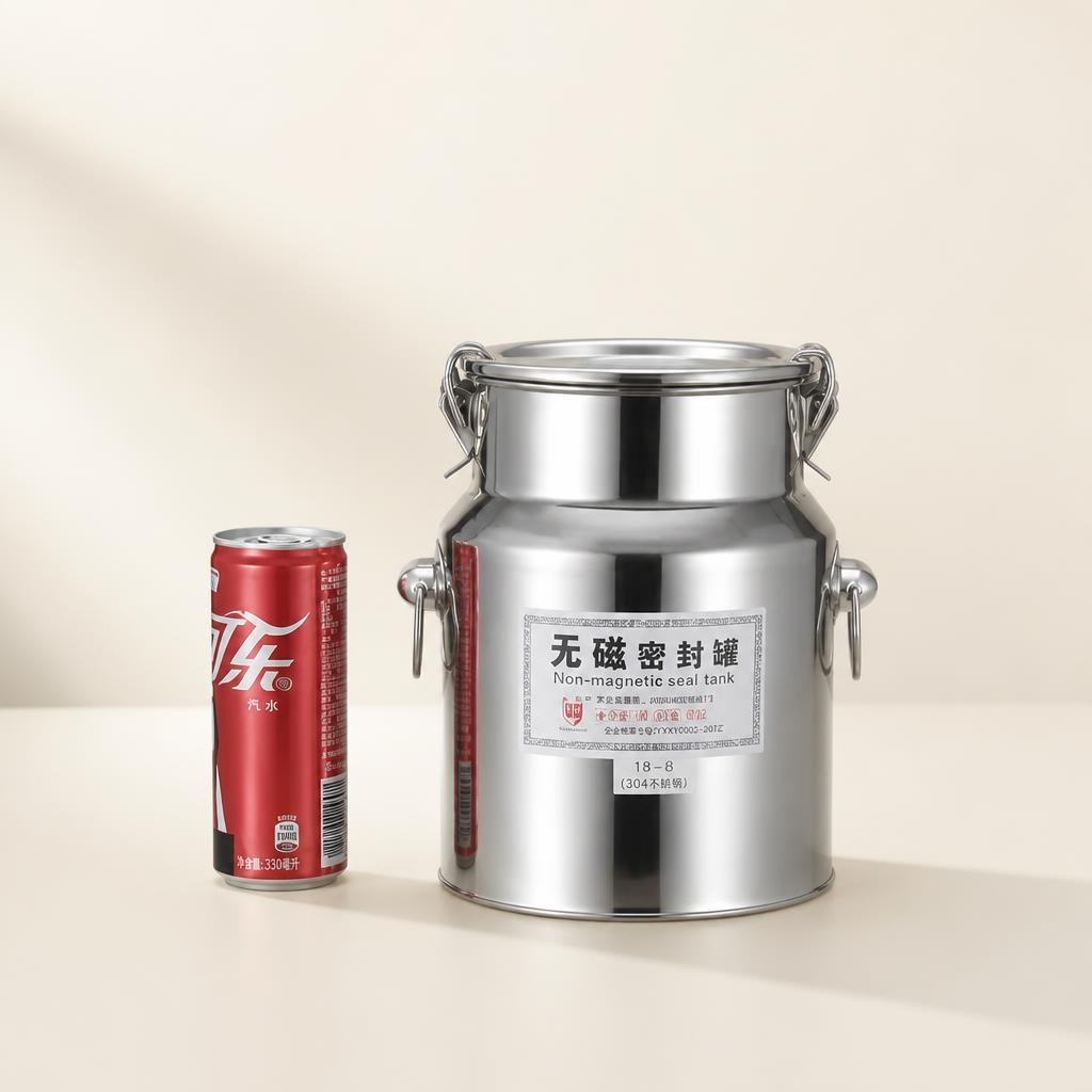 대형 스텐발효통 밀봉 스텐원통 기본형 - 상품 이미지