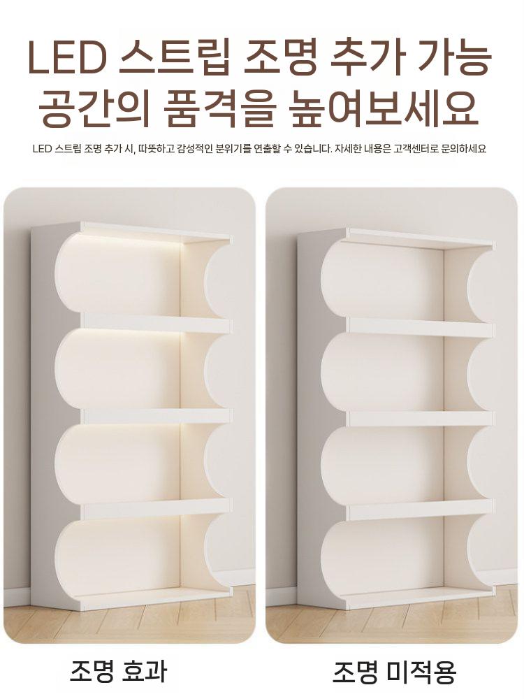 화장품 진열장 진열대 수납 선반 미용실 매장 디스플레이 80x30x190cm - 상세 이미지 5