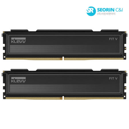 에센코어 에센코어 클레브 DDR5-6000 CL28 FIT V AMD 16GB, 블랙, 2개