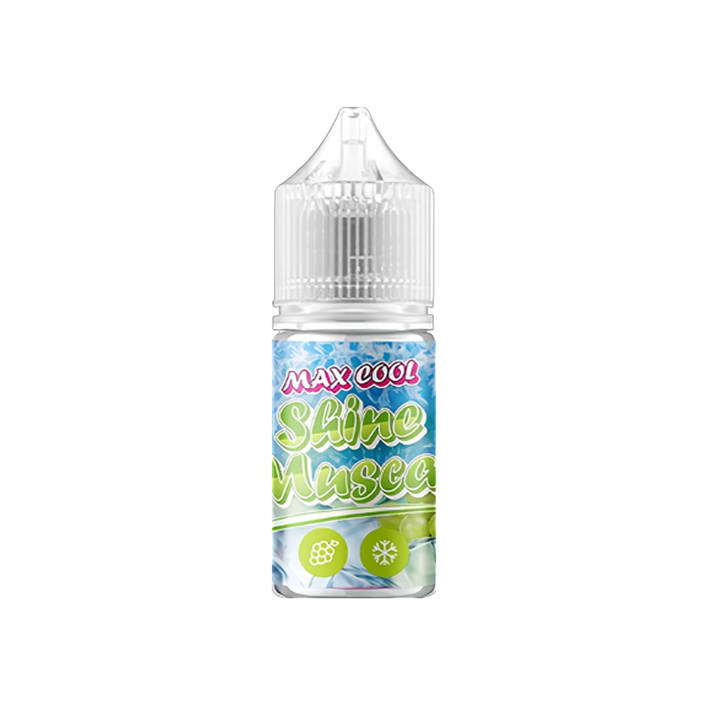 맥스쿨 액상 샤인머스켓 무니코틴 30ml 발라리안 맥스 젤로 말론 전자담배 아스몬 호환 - 상품 이미지