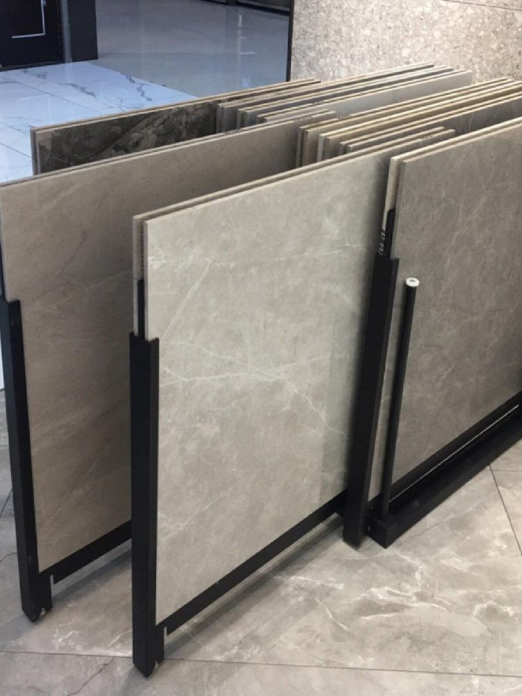 타일 진열대 전시대 대리석 데크타일 거치대 샘플 꽂이 매장 10-20장 60-60x120cm 이미지 6