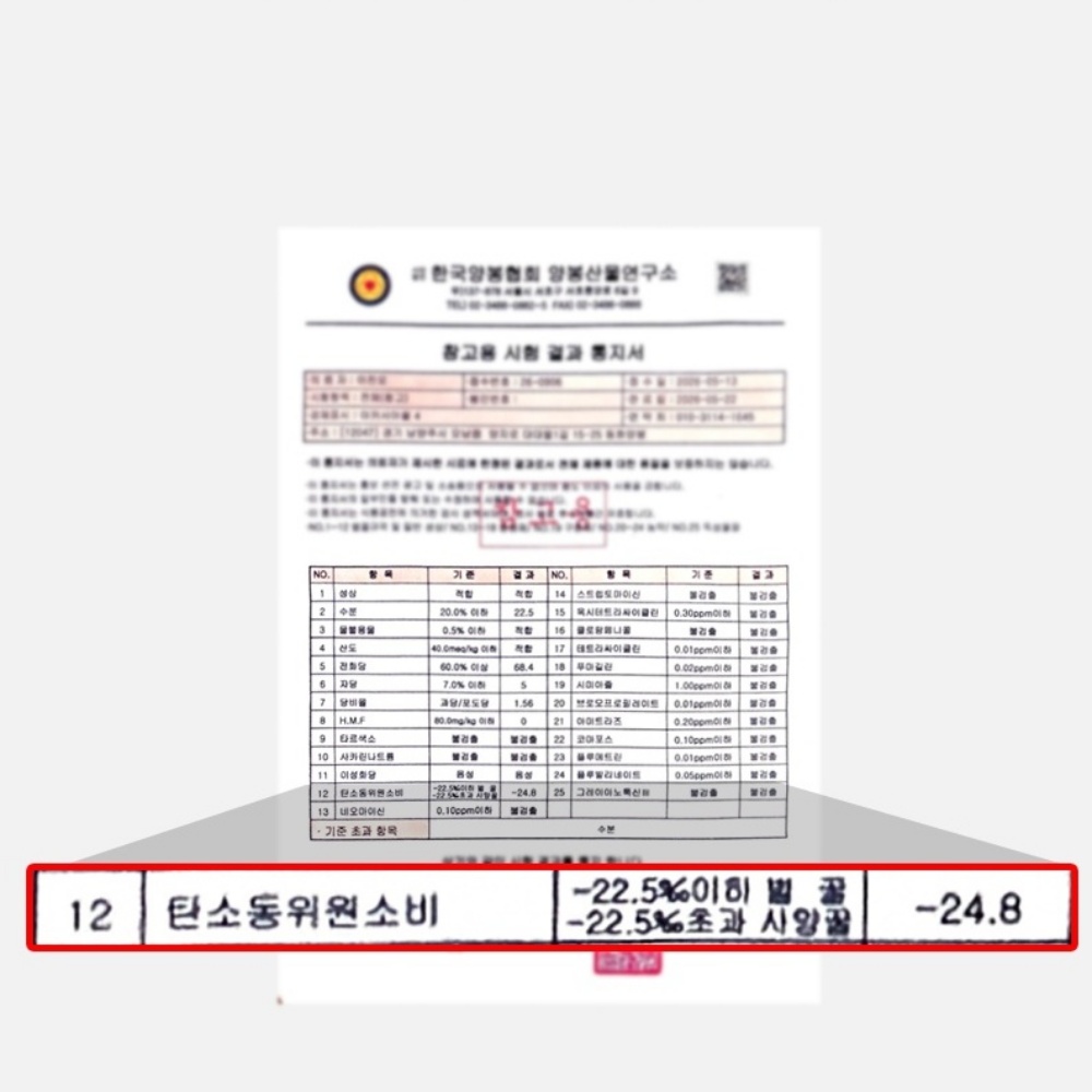 아카시아 꿀 자연산 천연 아카시아 꿀 야생 벌꿀 자연산 최고급 야생 천연 2.4kg, 1개 - 상세 이미지 5