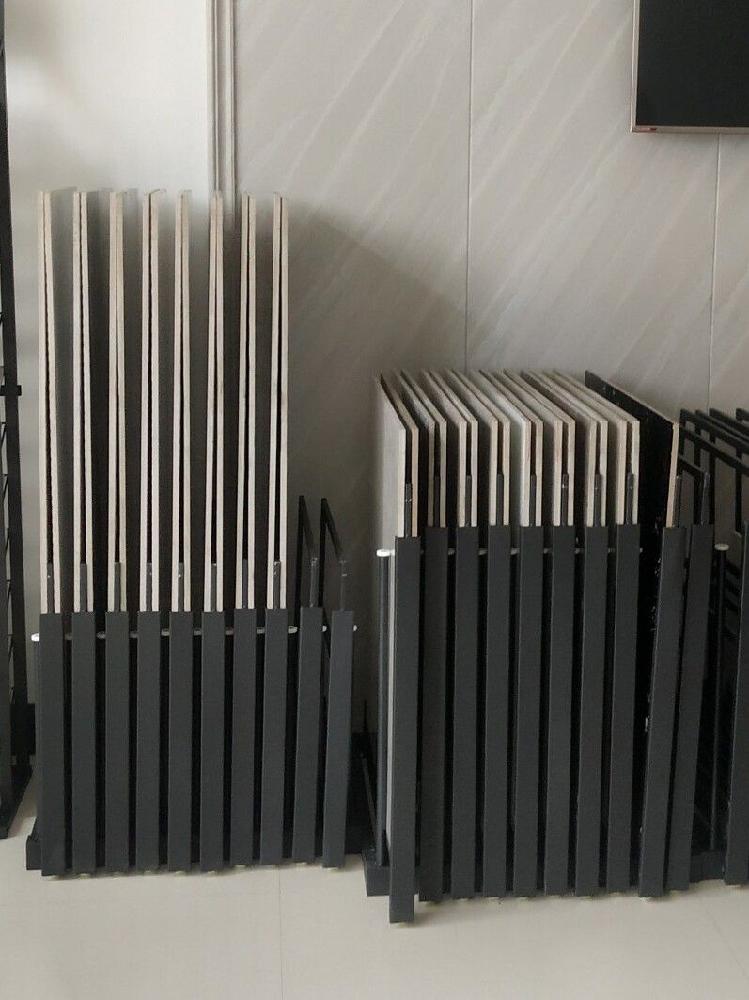 타일 진열대 전시대 대리석 데크타일 거치대 샘플 꽂이 매장 10-20장 60-60x120cm - 상세 이미지 3