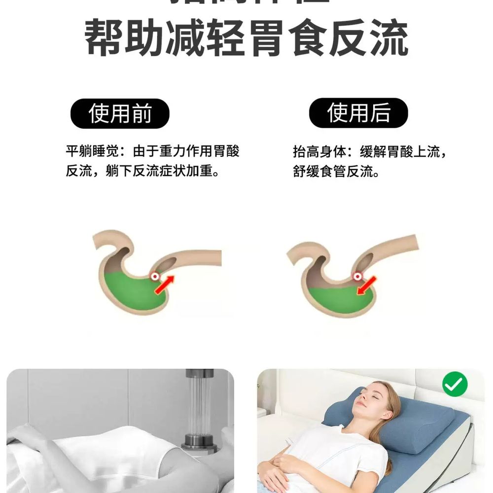 등 요추전만쿠션 침대삼각쿠션 기본형 - 상세 이미지 3
