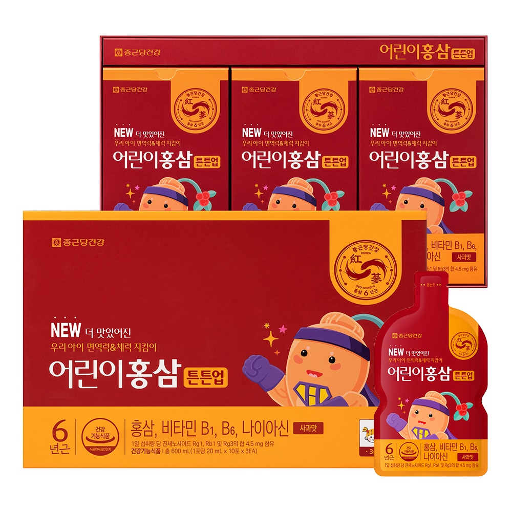 종근당건강 어린이홍삼 20ml x 30포 - 상품 이미지