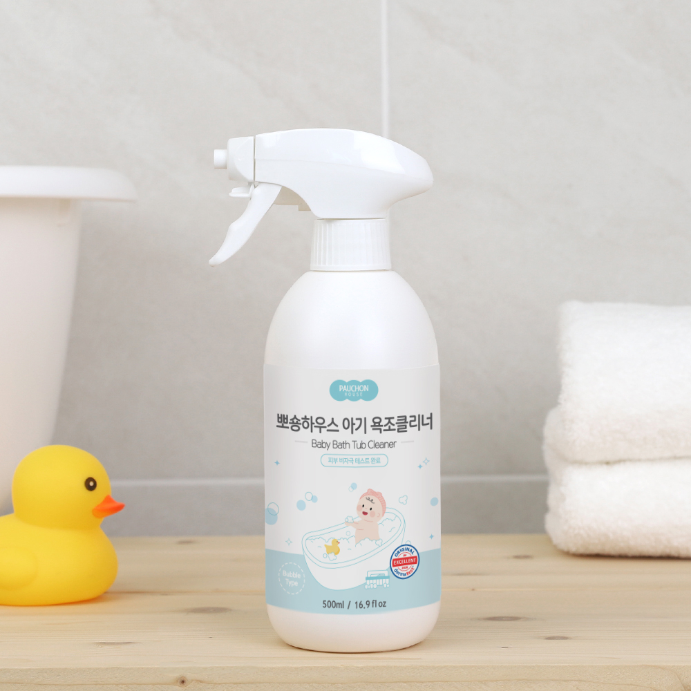 뽀숑하우스 아기 욕조클리너 비데 세정제 신생아 유아 500ml - 상품 이미지