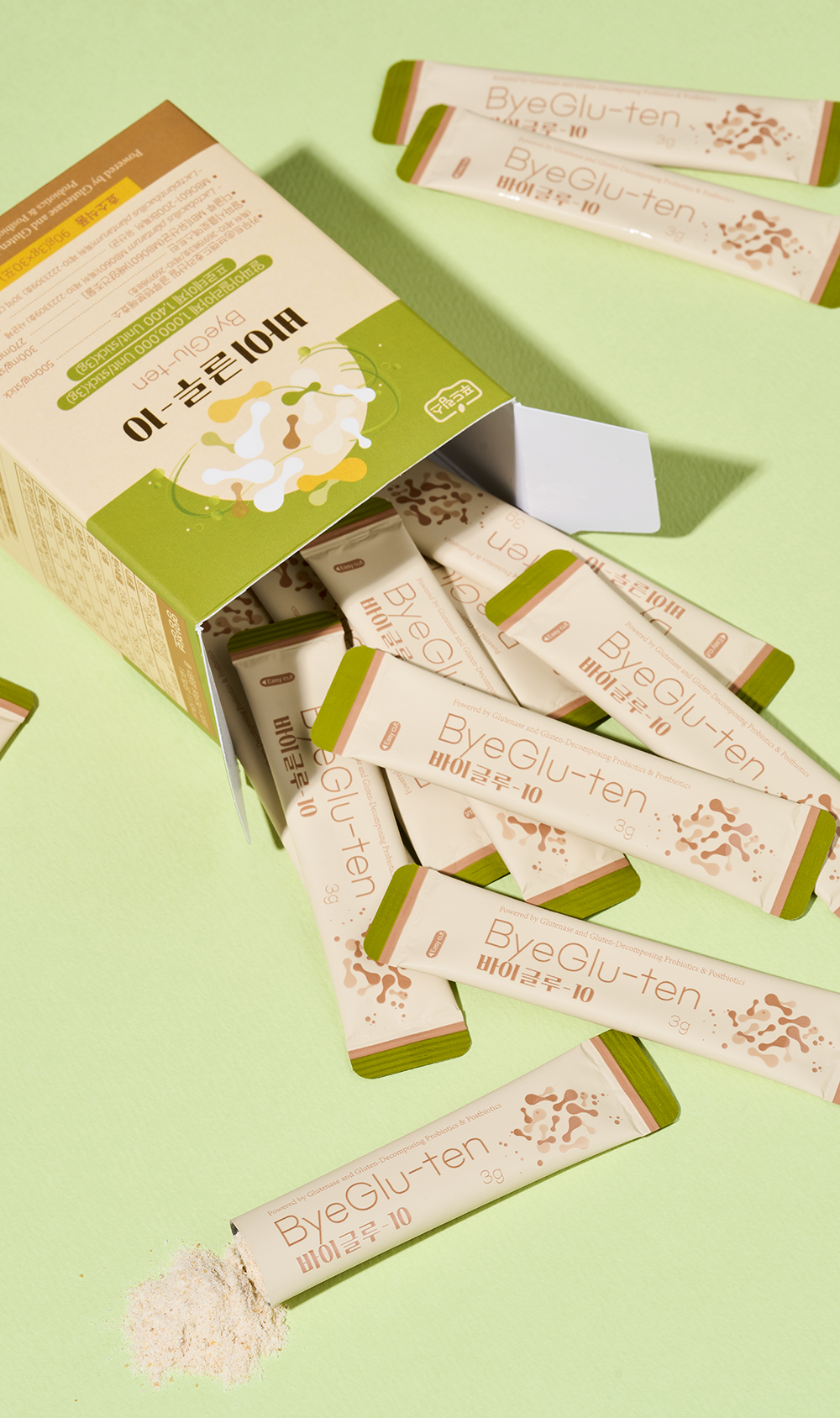 글루텐분해효소 바이글루-10 ByeGluten 바이글루텐 3g X 30포, 3개 - 상세 이미지 3