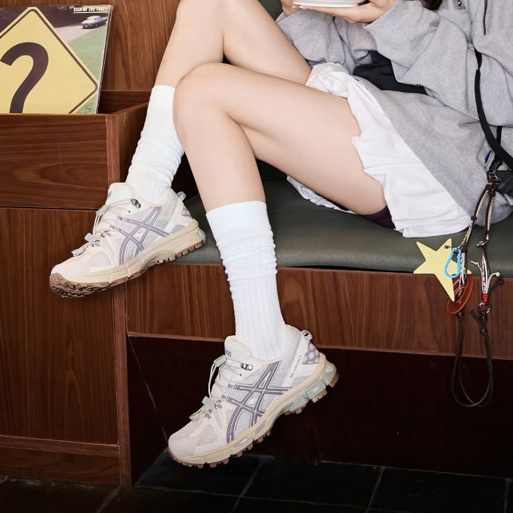 아식스러닝화 젤 카하나 8 FL 1203B031-030 크림 라일락 트레일 운동화 아웃도어 - 상세 이미지 3