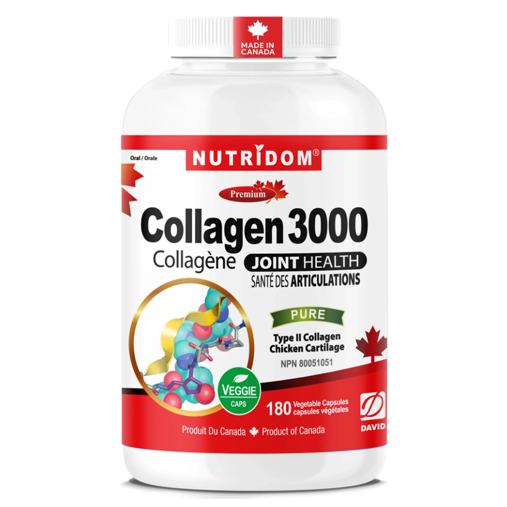뉴트리돔 순수 2형 관절 콜라겐 3000 500mg 가수분해콜라겐 180캡슐, 1개 - 상품 이미지