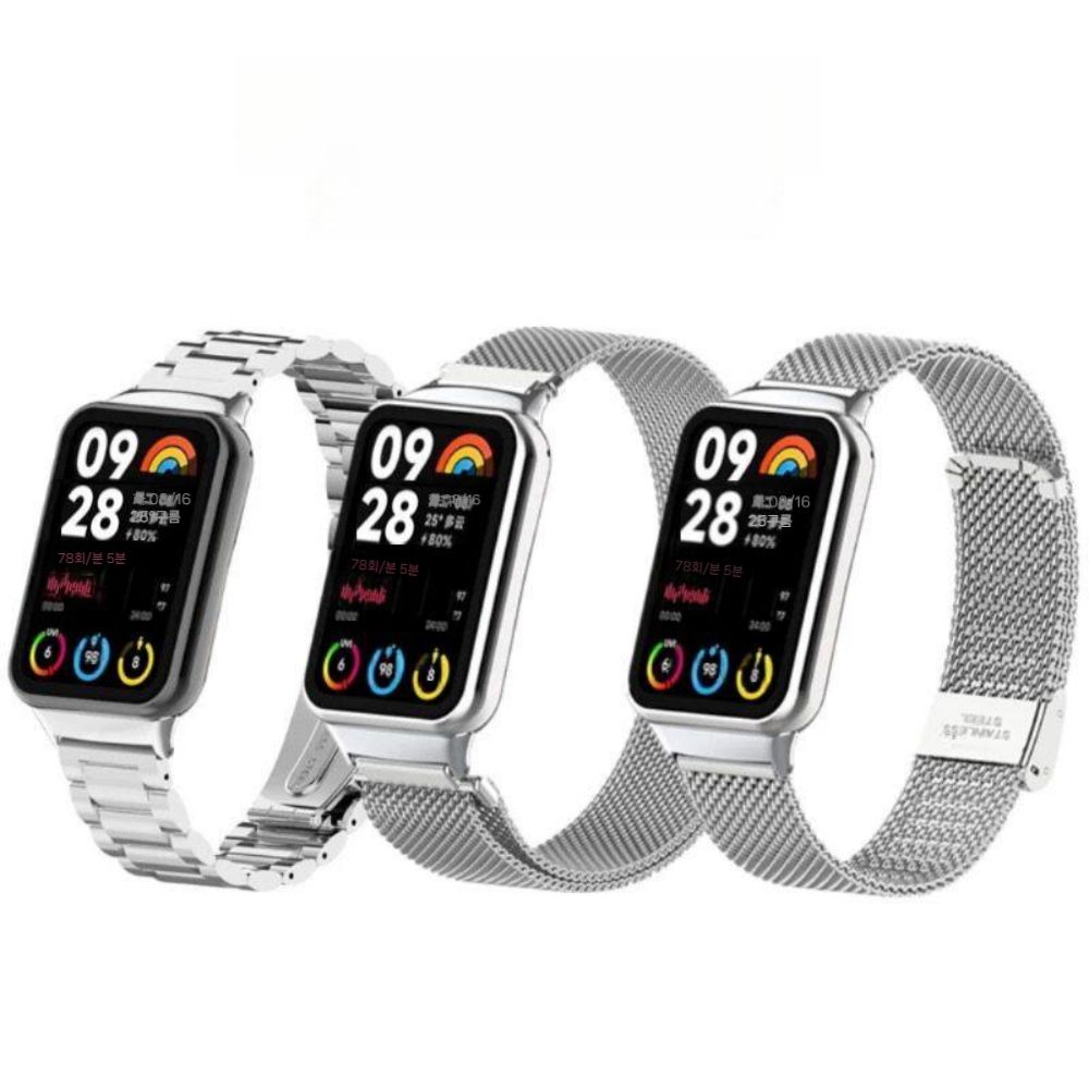샤오미 미밴드 10프로 스트랩 밀라노 메쉬 통기성 메탈 밴드 - 상품 이미지