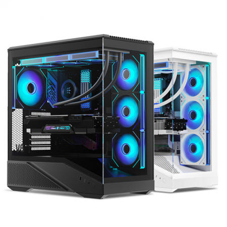 마이크로닉스 COOLMAX V6 (블랙) PC케이스