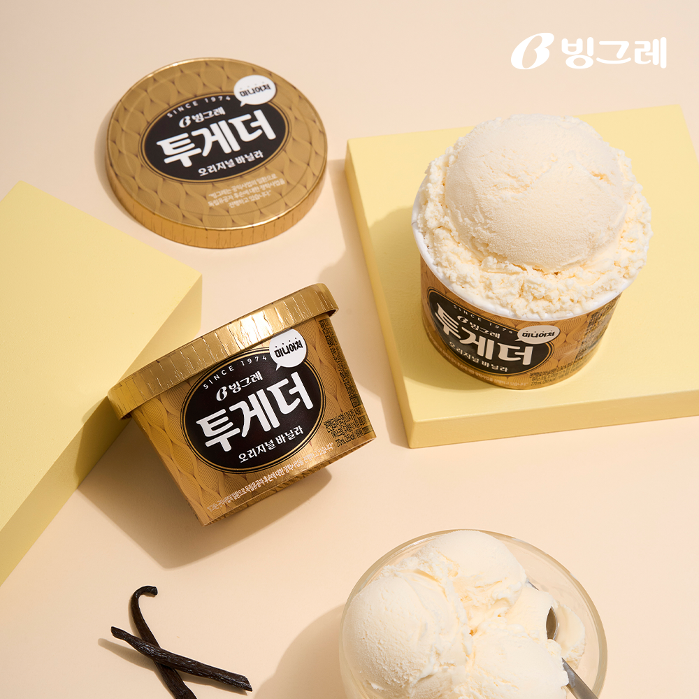 빙그레 투게더 오리지널 바닐라 900ml 4개 아이스크림 - 상세 이미지 5