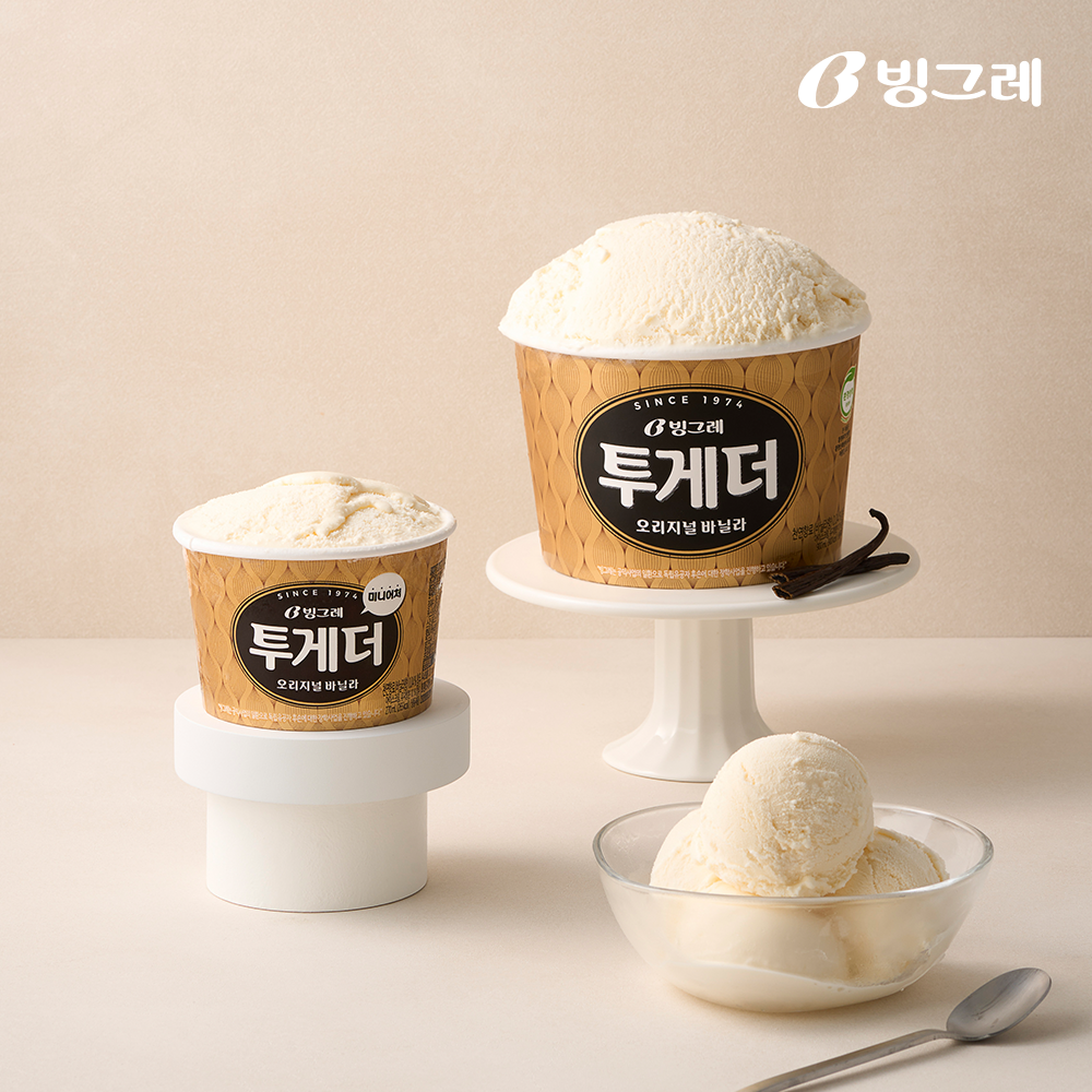 빙그레 투게더 오리지널 바닐라 900ml 1개 아이스크림 - 상세 이미지 4