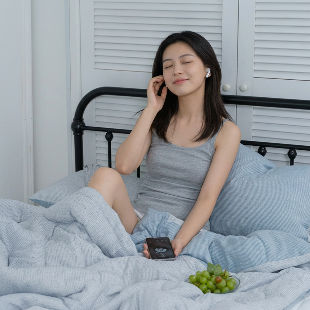 투톤 간절기 차렵이불 부드러운 가벼운 얇은 사계절 봄 여름 가을 이불 리빙밸류 - 상품 이미지