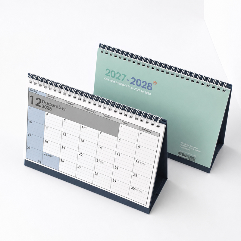 2년달력 27년 28년 탁상달력 2027년 2028년 데스크 캘린더 이미지 6