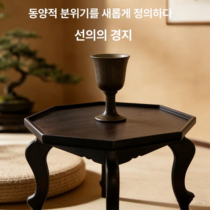 호족반 찻상 다과상 좌식 미니 소반 원목 전통 개다리소반 단일 항목 - 상세 이미지 3
