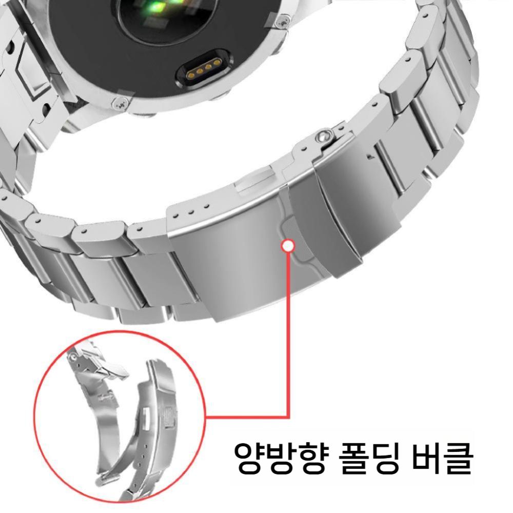 가민 워치 피닉스8 스트랩 순수 티타늄 합금 밴드 - 상세 이미지 4