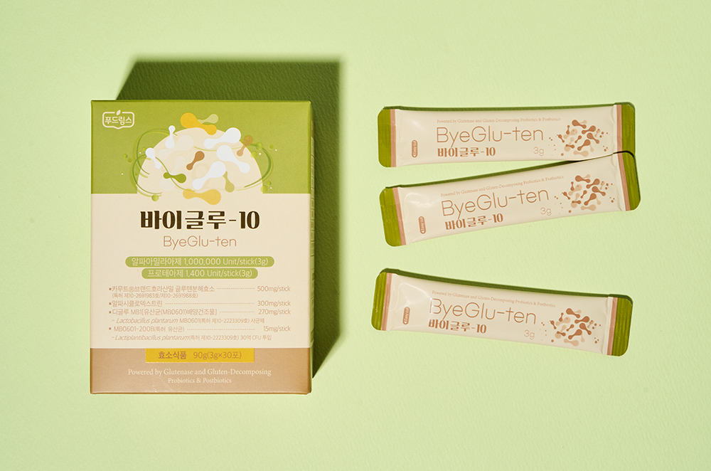 글루텐분해효소 바이글루-10 ByeGluten 바이글루텐 3g X 30포, 3개 - 상세 이미지 2