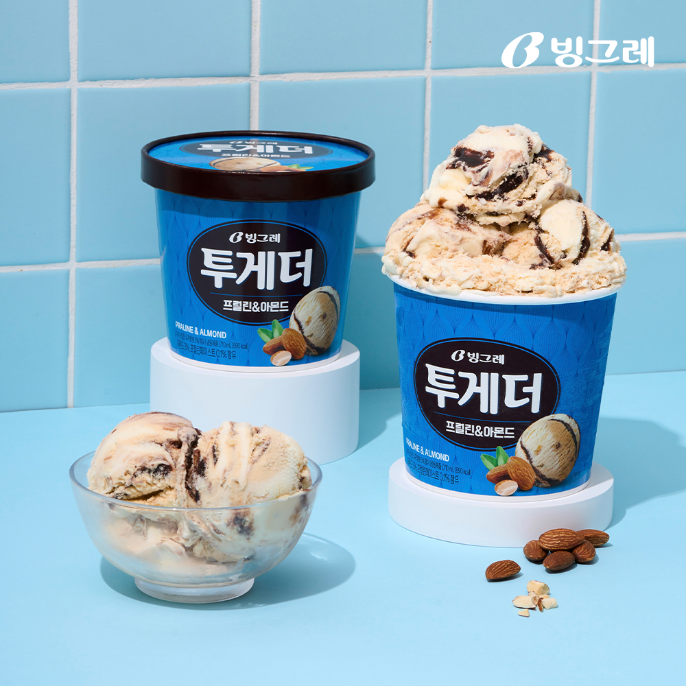 빙그레 투게더 오리지널 바닐라 900ml 4개 아이스크림 - 상세 이미지 4