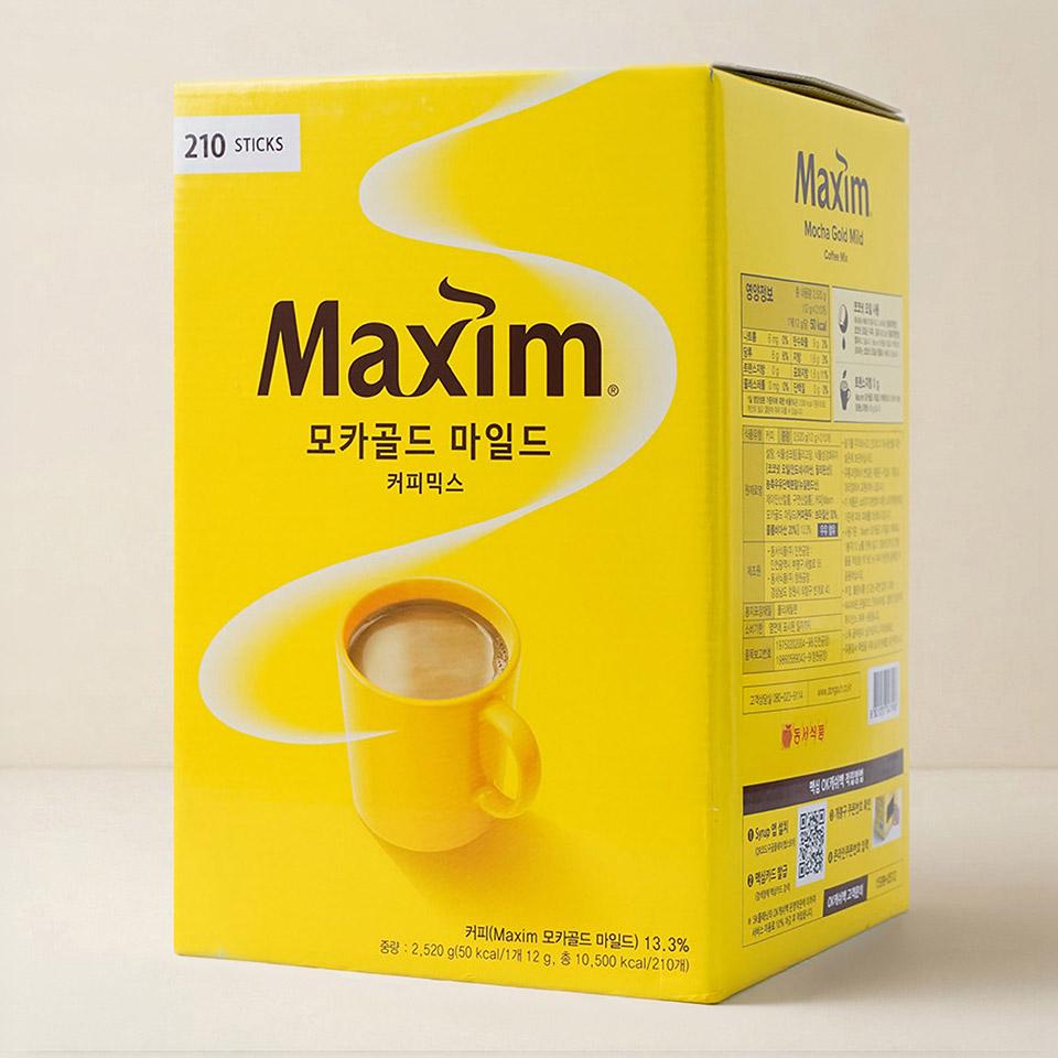 메가마트 동서 맥심 모카 골드 커피믹스 12gx210T - 상세 이미지 2