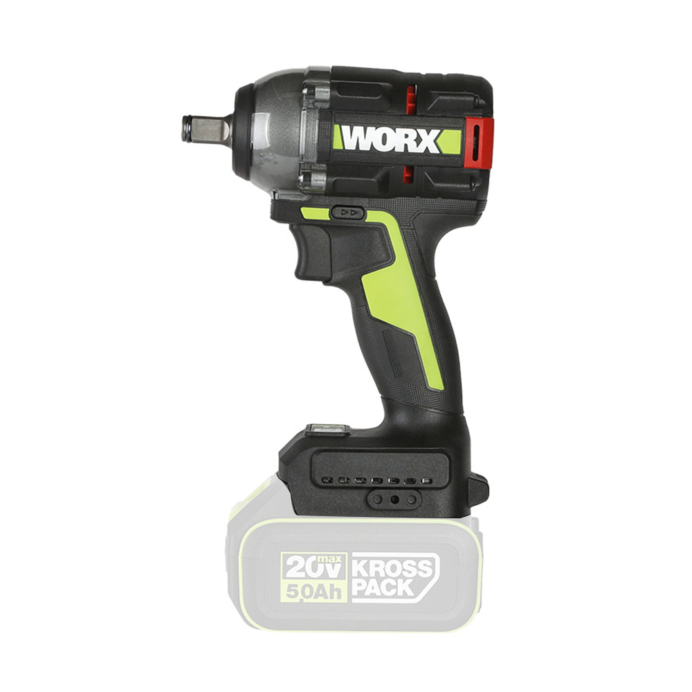 웍스 충전 임팩 전동 렌치 베어툴 20V 12.7mm BL WU289.9 임팩트 - 상세 이미지 3