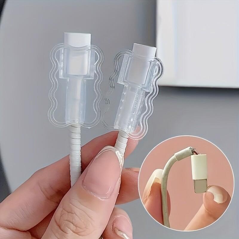 웨이브 충전선 충전기선 케이블 보호 캡 단선방지 전선 선 보호 덮개 캡 바이트 가드 케이스 - 상품 이미지