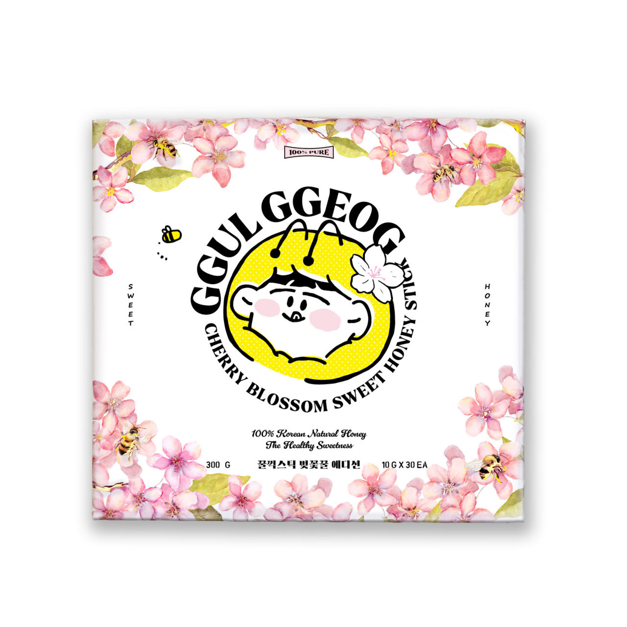 얼리버드 1+1 l 추석특가 l 꿀꺽스틱 벚꽃꿀 에디션 l 향긋한 봄 내음 벚꽃꿀 10g, 30개 - 상세 이미지 2