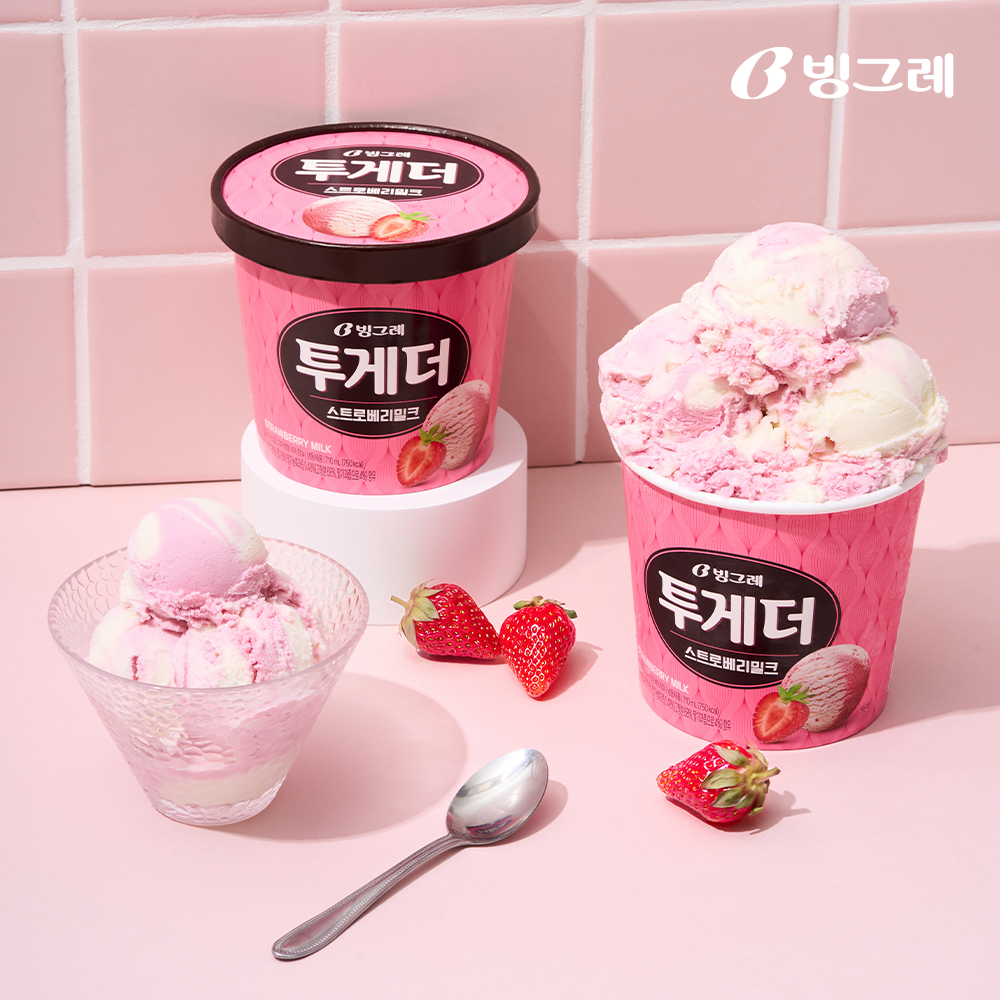 빙그레 투게더 오리지널 바닐라 900ml 4개 아이스크림 - 상세 이미지 2