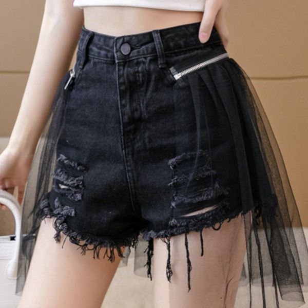 라인댄스 춤 난타 스팽클 라틴 무대 핫팬츠 제품 반바지 공연복 1. XS 흰색 - 상품 이미지