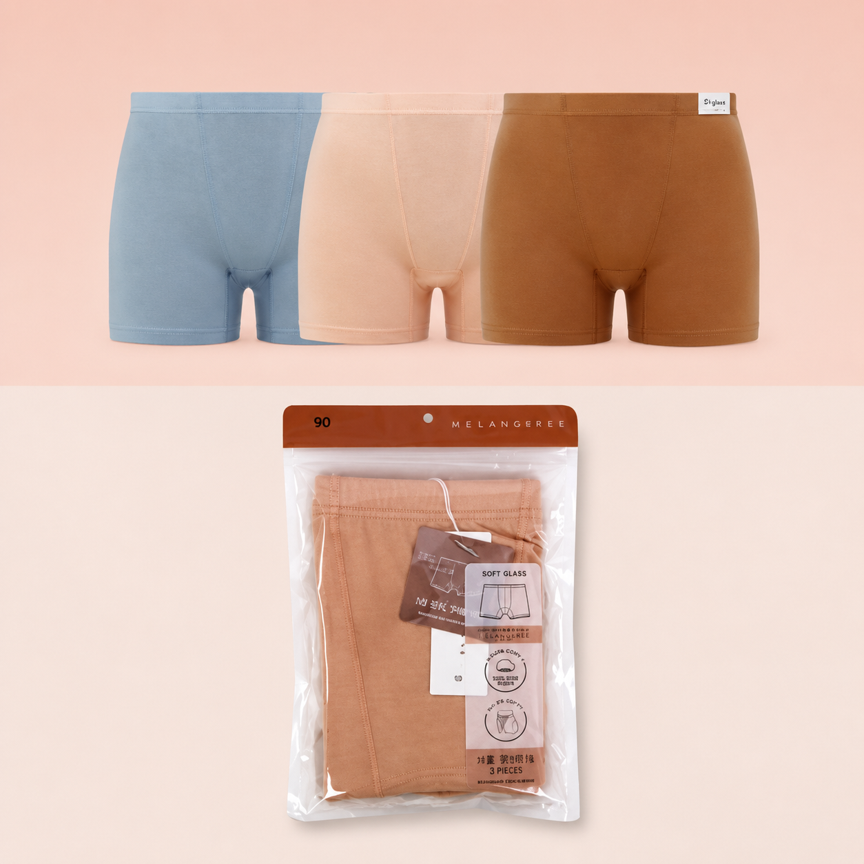 물랑루즈 순면스판 스테이 드로즈 여사각 1매입 MWDRF - 상품 이미지
