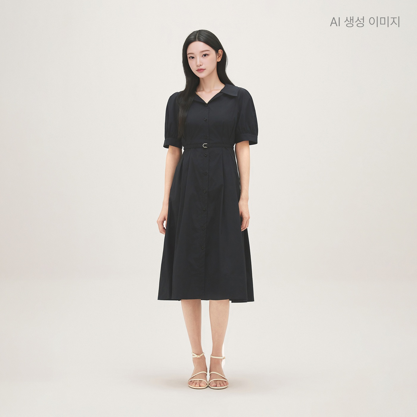 로엠 셔츠카라 원피스 RMOWG25R12 - 상세 이미지 5