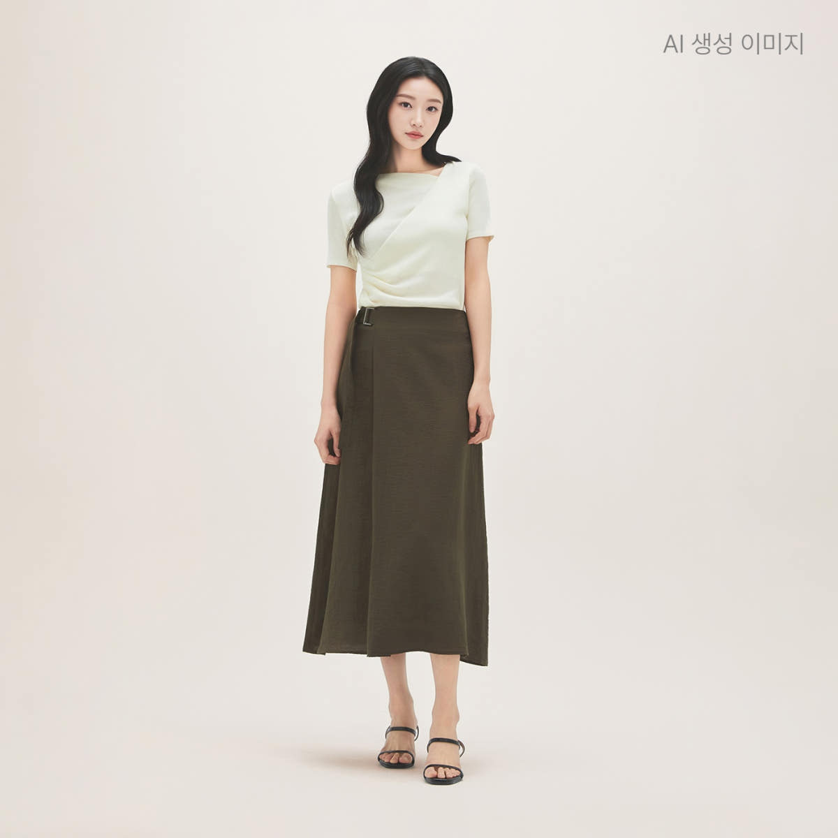 roem 로엠 A라인 롱 스커트 RMWHG25R12