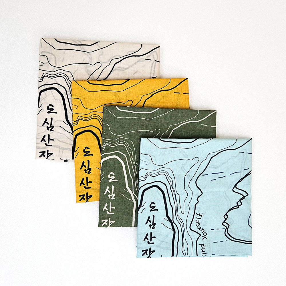 도심산장 Find Your Path 스카프 등산 반다나 스포츠 두건 운동 손수건 - 상품 이미지