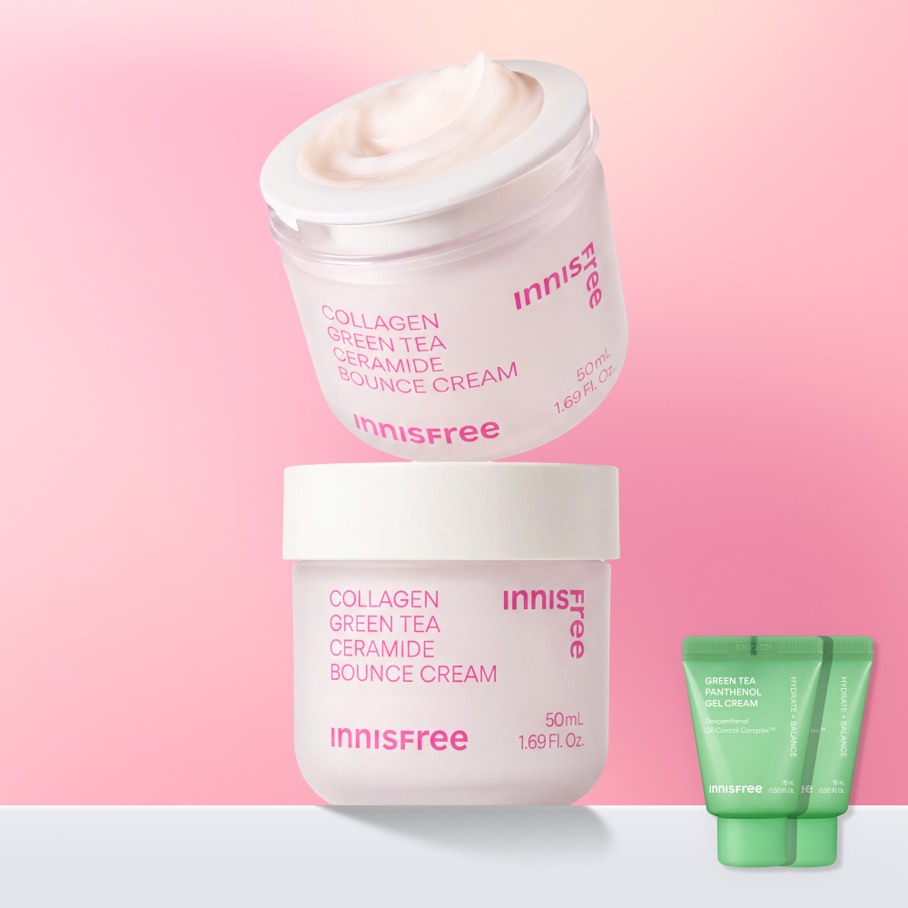 이니스프리 콜라겐 그린티 세라마이드 탄력장벽 크림 50ml, 2개 - 상품 이미지