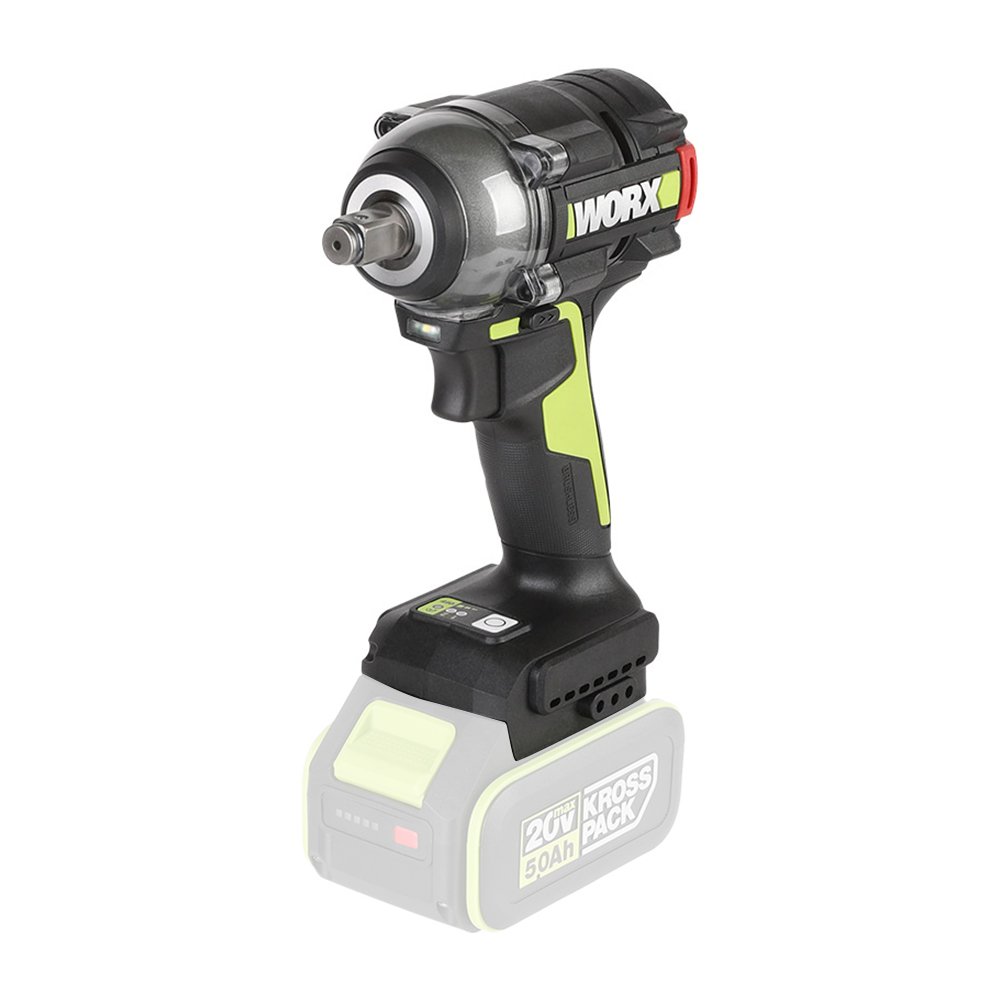웍스 충전 임팩 전동 렌치 베어툴 20V 12.7mm BL WU289.9 임팩트 - 상세 이미지 2
