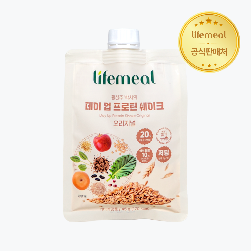 황성주 박사의 데이 업 프로틴 쉐이크 식물성 단백질 파우치 오리지널, 45g, 21개 - 상세 이미지 5