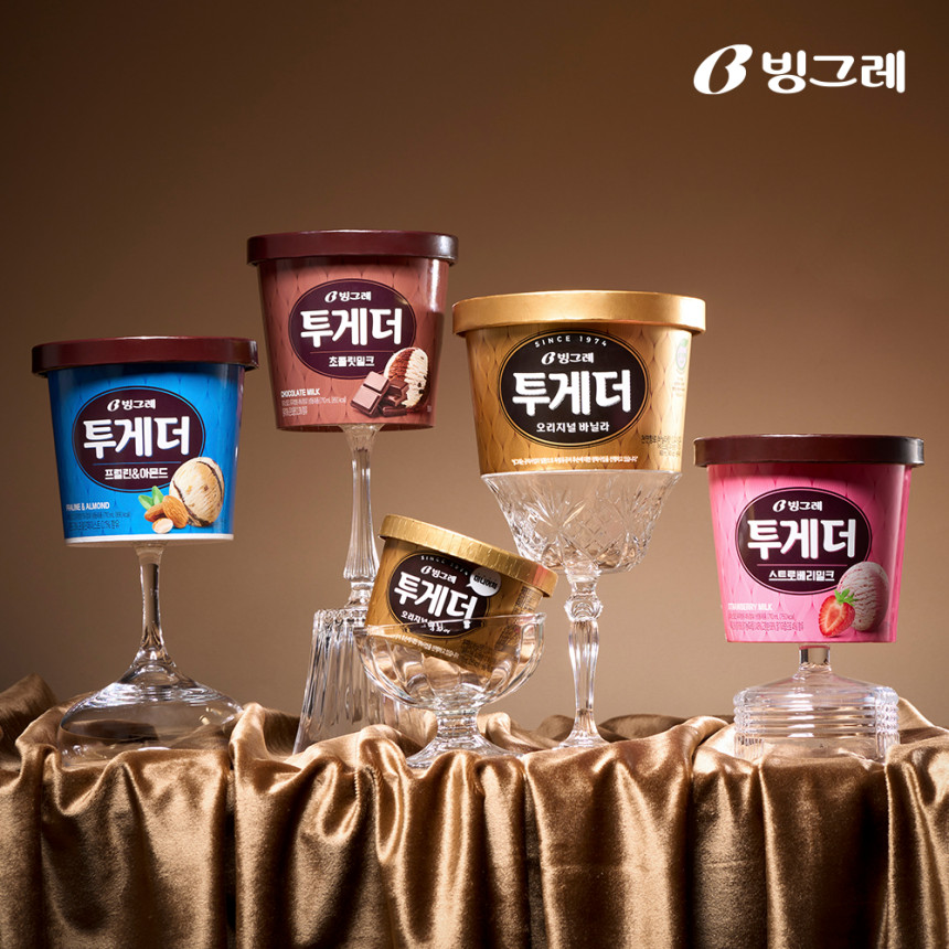 빙그레 투게더 오리지널 바닐라 900ml 4개 아이스크림 사진 3